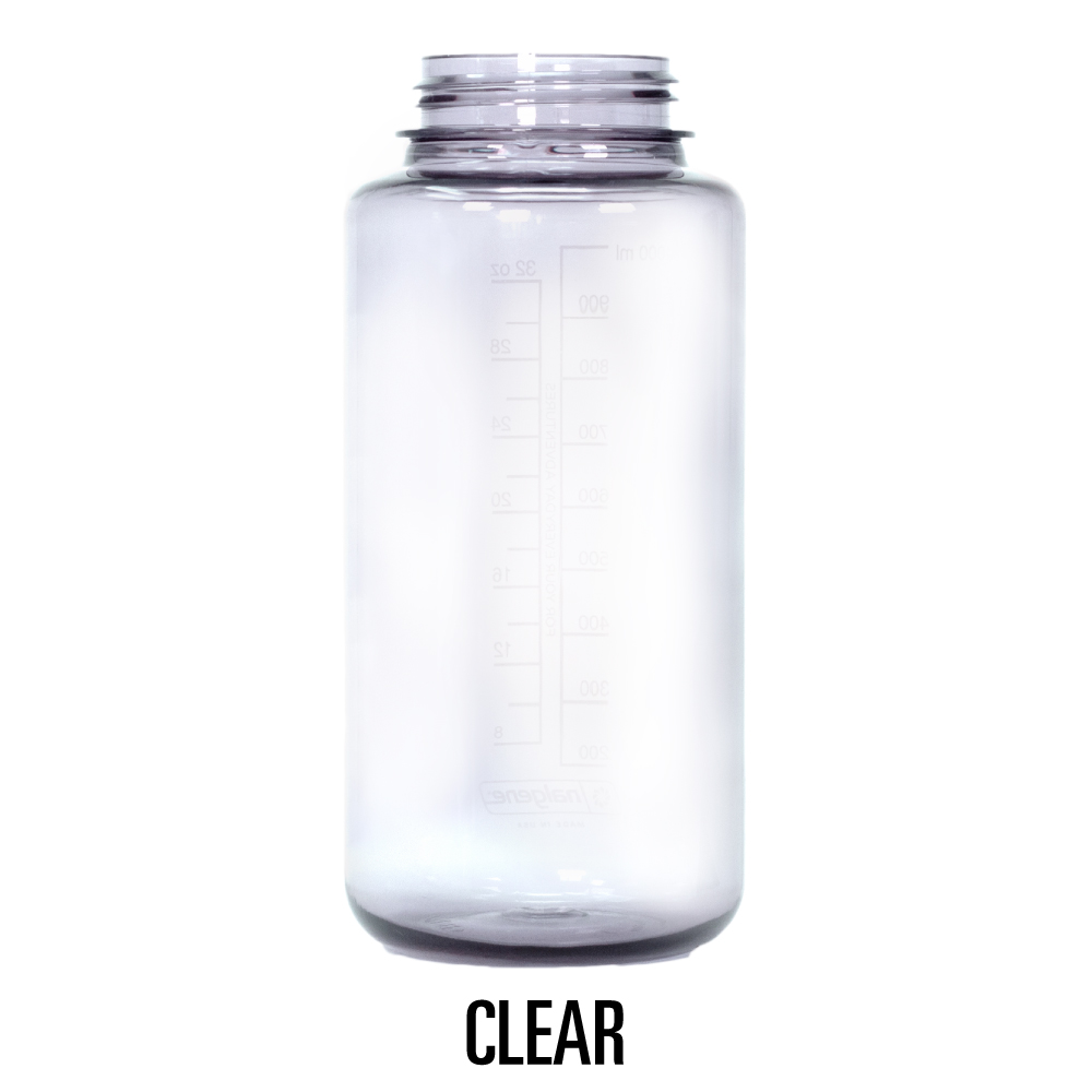 Personalized Cat 32 oz Kids Water Bottle - Clear Gloss